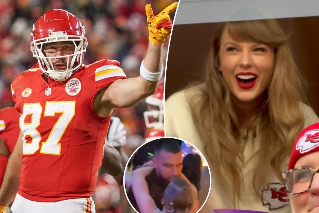 Taylor Swift, Travis Kelce enjoy romantic New Year's drive after passionate kiss at NYE party