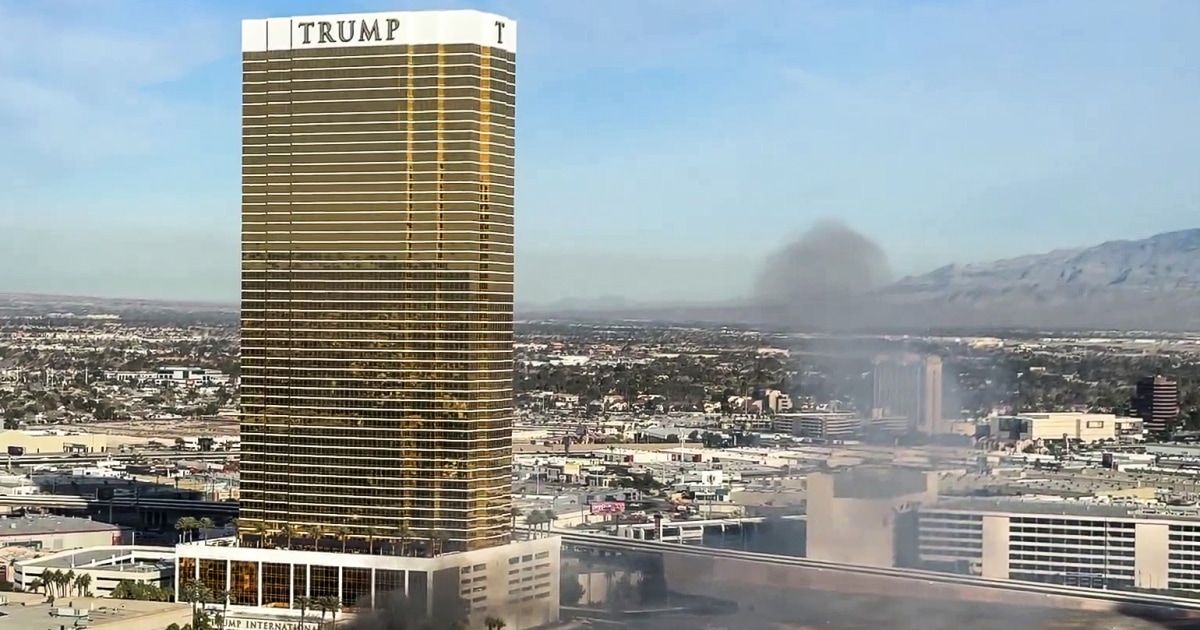 Tesla Cybertruck bursts into flames outside Trump hotel in Las Vegas, killing one