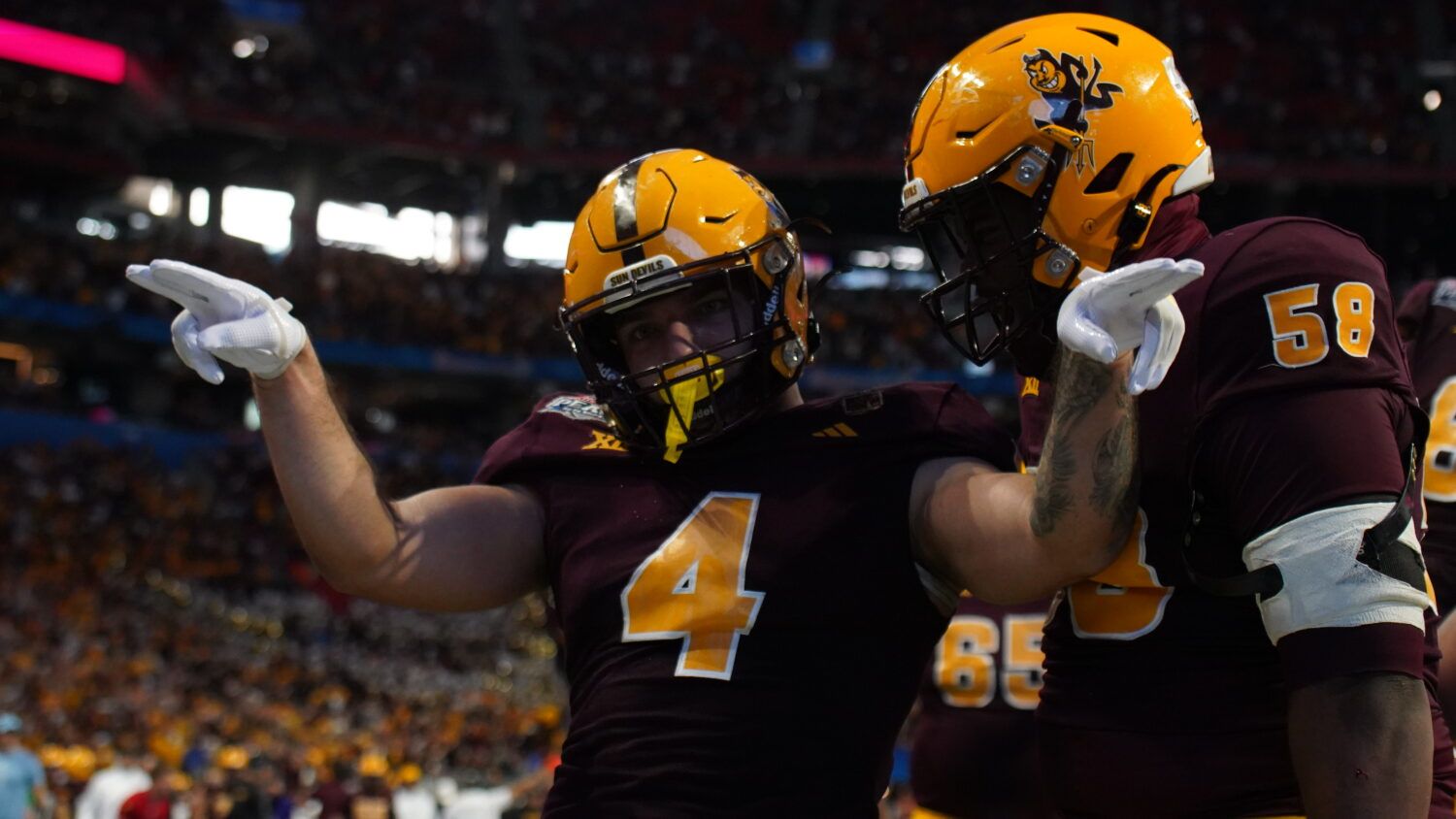 ASU's Cam Skattebo leads comeback, Texas pulls out win in classic