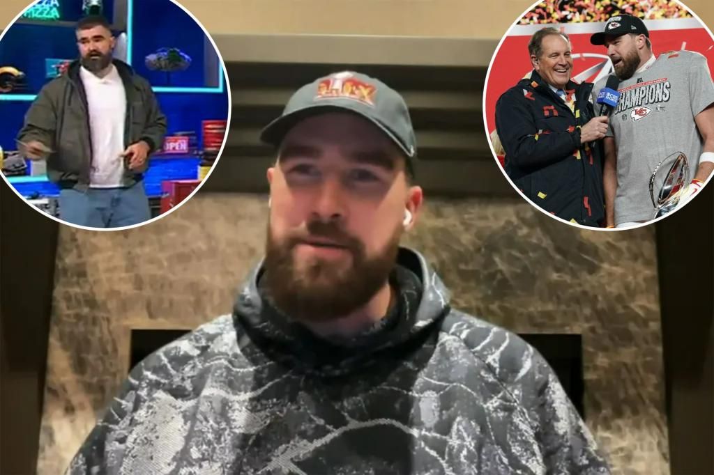 Travis Kelce's surprise message to Eagles fans before Super Bowl 2025