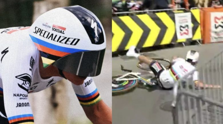 Remco Evenepoel : «La chute, c'est juste de ma faute...»