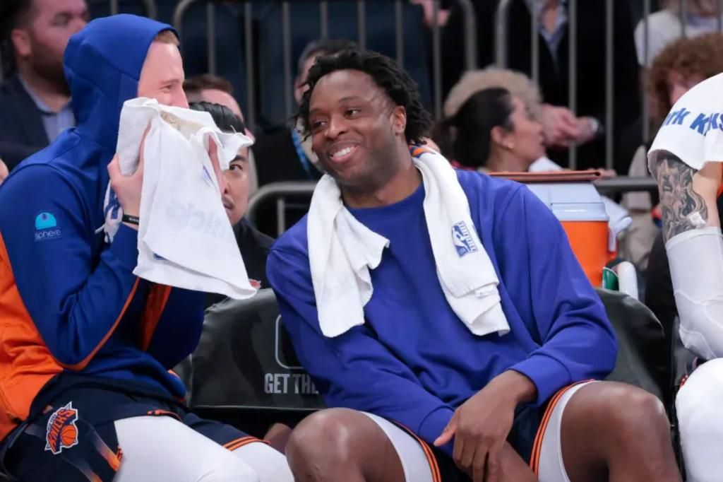 Knicks' OG Anunoby dealing with tennis elbow in injury twist