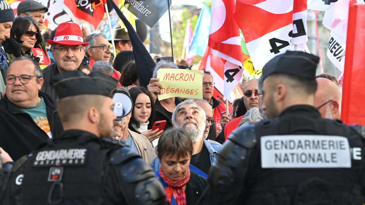 Macron faces Labour Day protests over divisive pension law