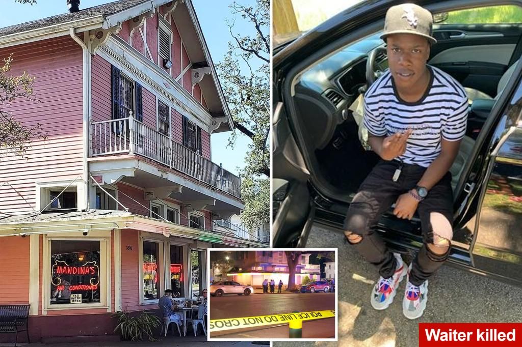 Waiter shot dead, tourist hurt in New Orleans eatery