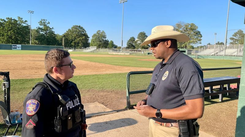 Texas college baseball player struck by stray bullet during game