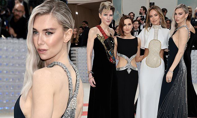 Met Gala 2023: Vanessa Kirby teases a hint of sideboob in a black gown on the glitzy red carpet