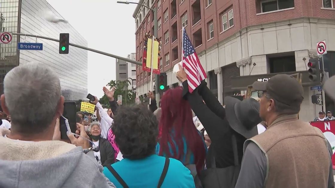 L.A. workers rally for better pay and conditions on May Day