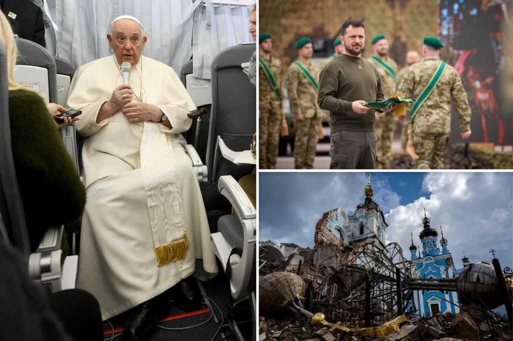 Pope says he is working on secret Ukraine peace ‘mission’