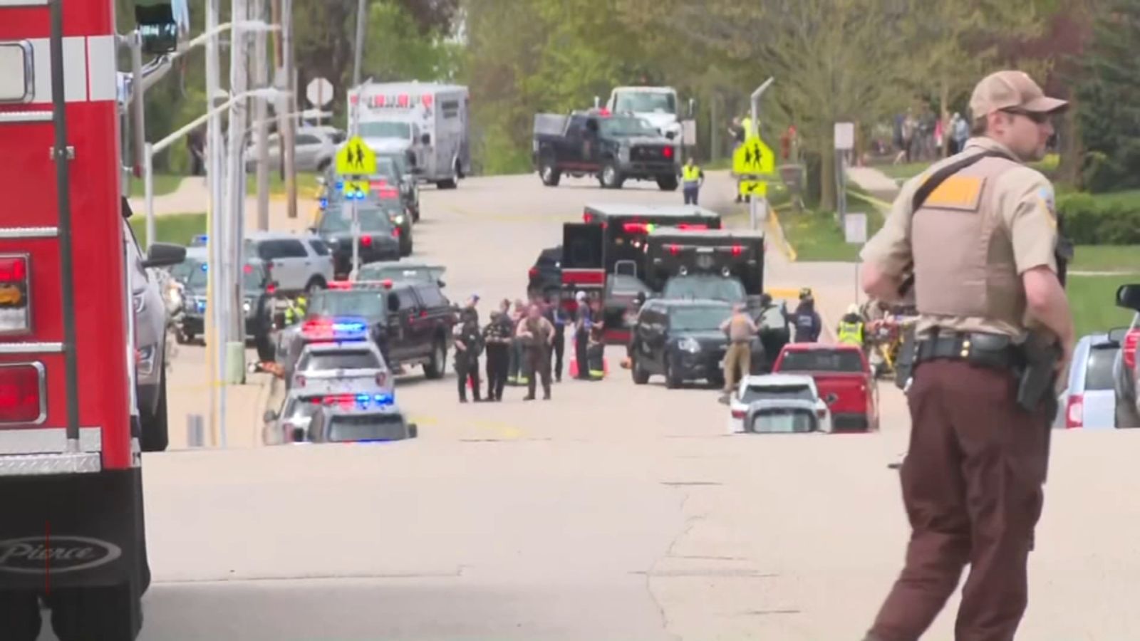 Teen with apparent long gun dead after active shooter reported outside Wisconsin middle school