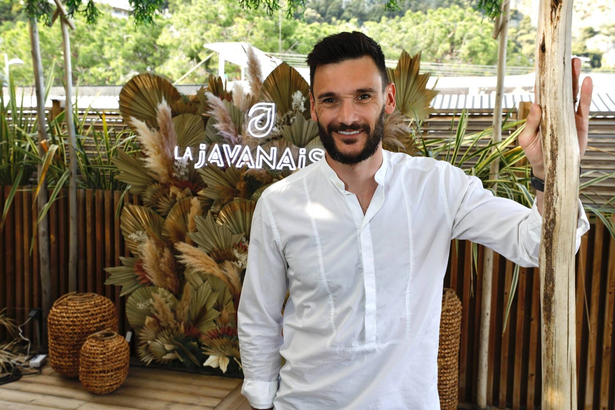 Hugo Lloris inaugure sa plage à Beaulieu-sur-Mer