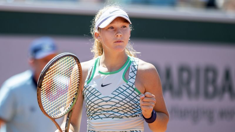 Mirra Andreeva, 16, continues meteoric rise by advancing to French Open third round