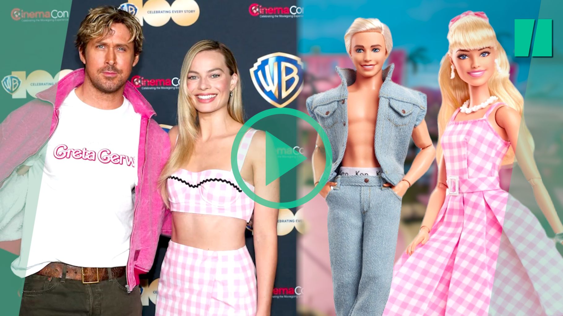 Margot Robbie et Ryan Gosling en poupées Barbie et Ken sont plus crédibles que Barbie et Ken