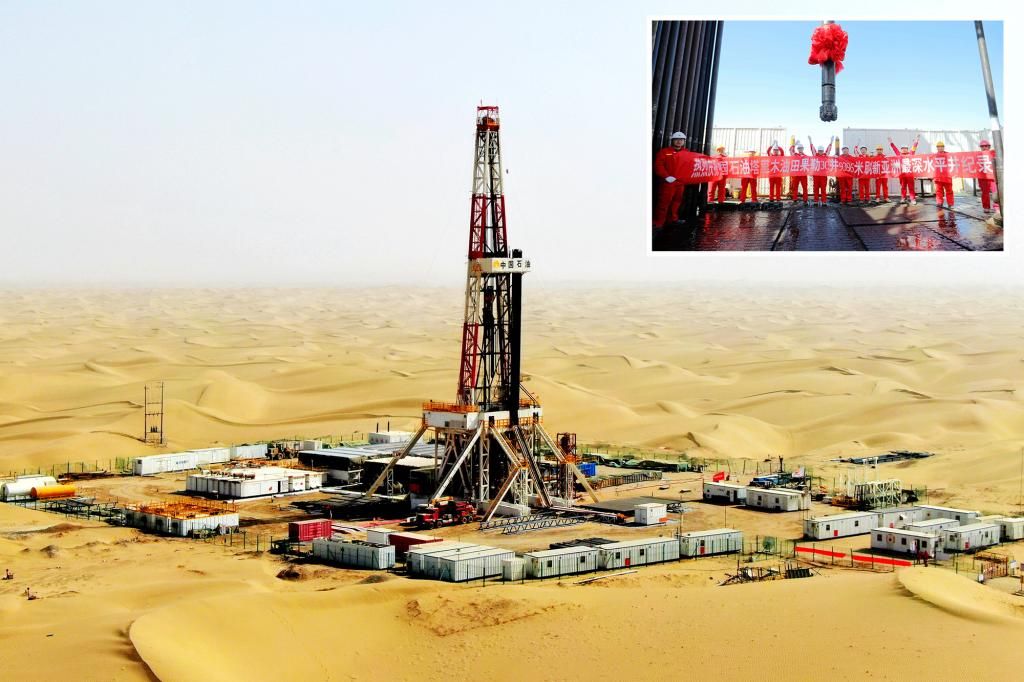 China begins drilling 32,800-foot-deep hole in oil-rich Xinjiang region