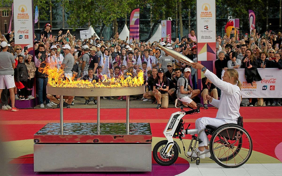 Flamme olympique en Ille-et-Vilaine : une arrivée à Rennes devant 55 000 personnes [Vidéo]