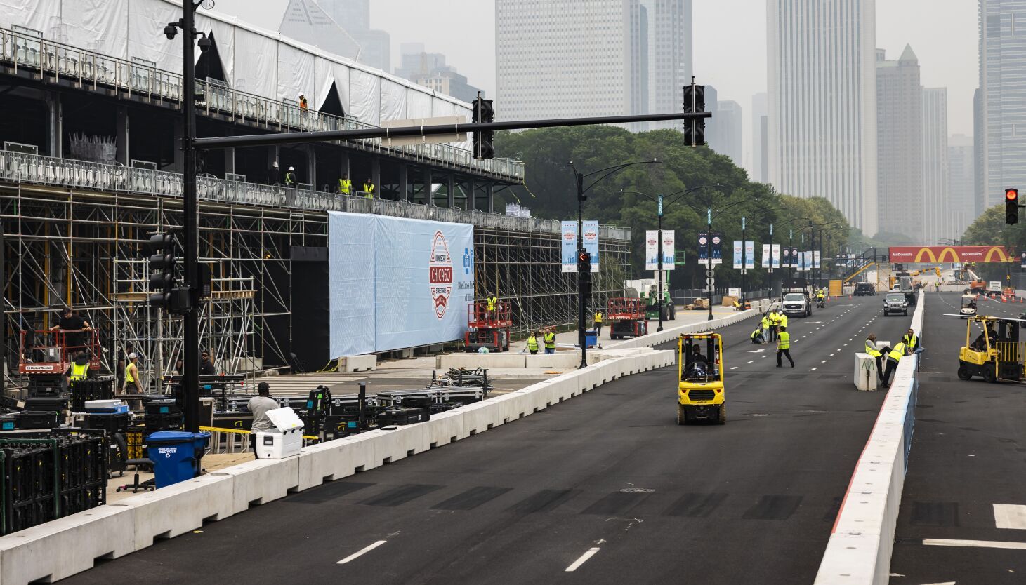 Contractor hired to do pre-race audio dies at NASCAR Chicago Street Race site