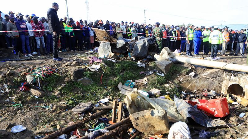 At least 48 dead in road accident in western Kenya, officials say