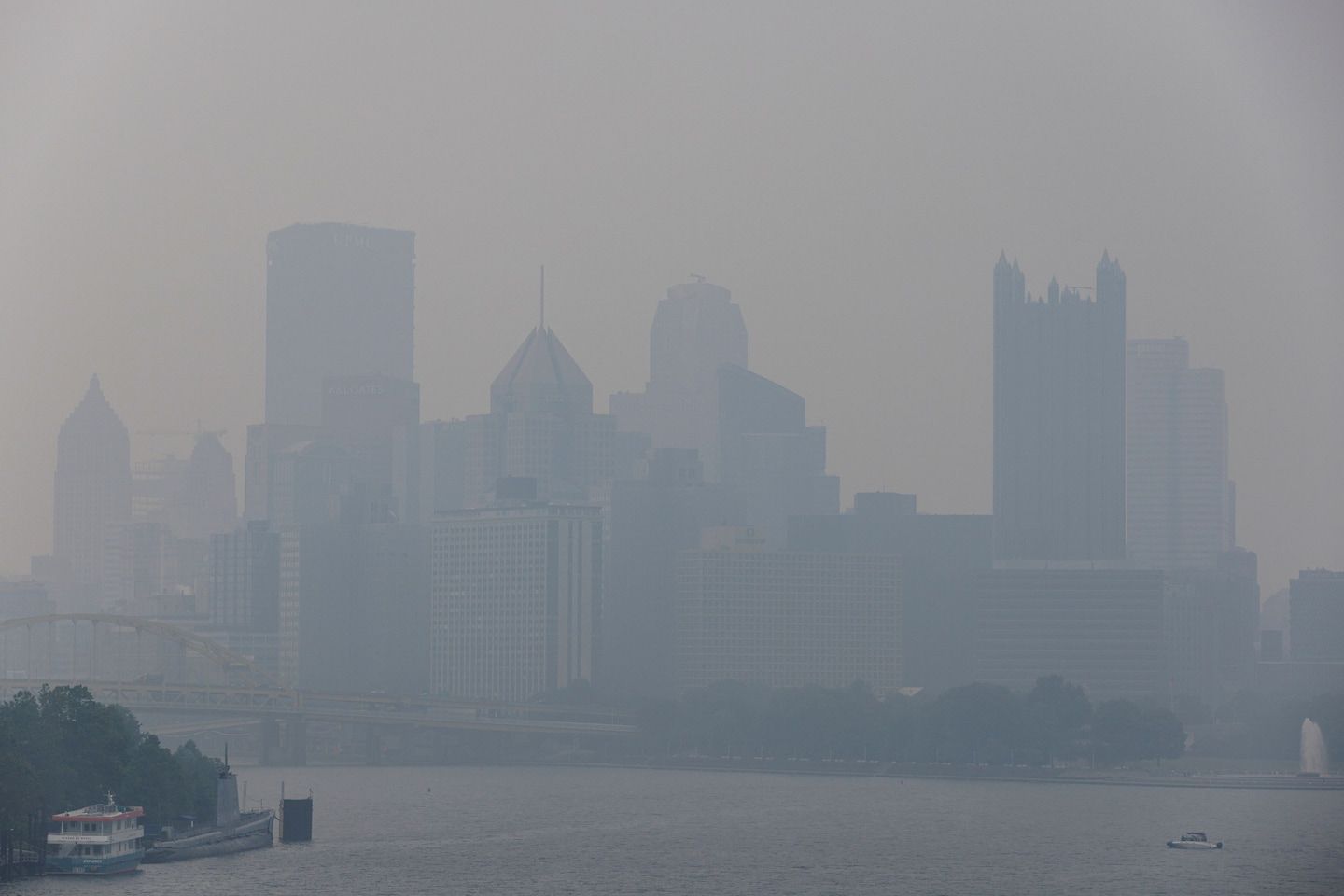 Smoke outbreak from Canada fires easing