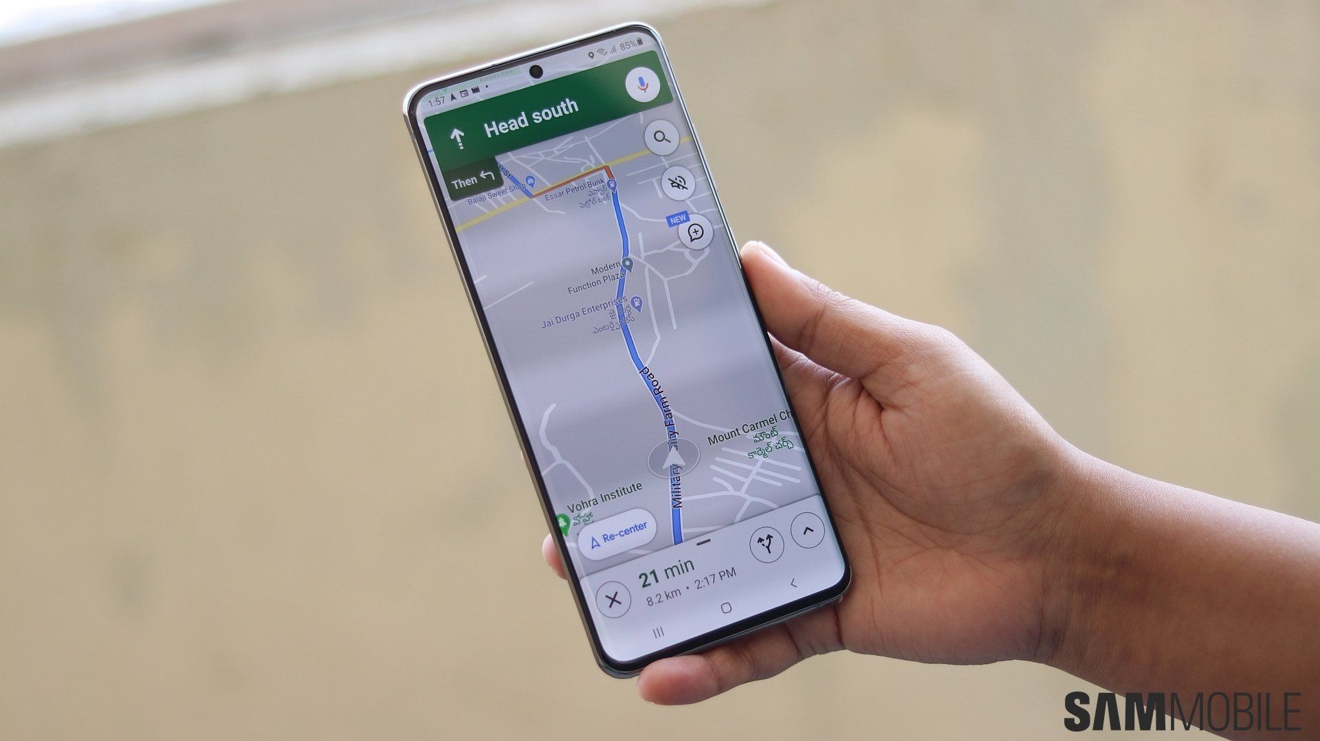 Google Maps bug may have become an official Android Auto feature