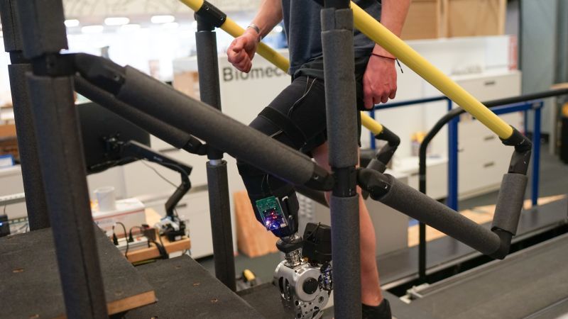 Bionic leg restores natural walking speeds and steps: ‘I didn’t feel like my leg had been amputated’