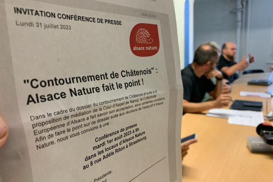 Travaux du contournement de Châtenois à l'arrêt : Alsace Nature refuse la médiation