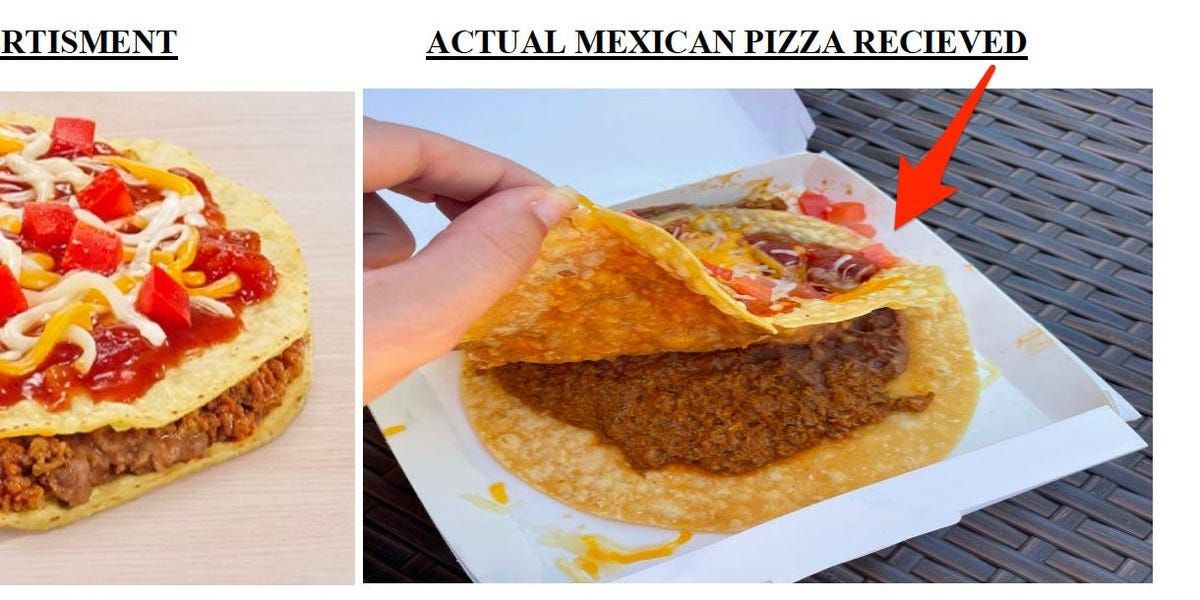 A Man Sued Taco Bell for Too Little Beef in Mexican Pizza, Crunchwrap