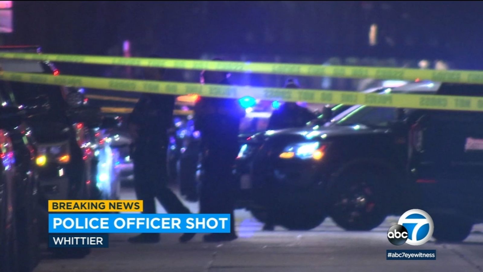 Police officer in 'good spirits' after being shot in Whittier; suspect in custody