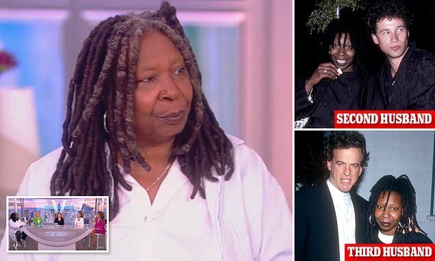 Whoopi Goldberg admits she wishes she had NEVER got married as she laments three 'boring and expensive' divorces - before hitting out at her View co-host Joy Behar for joking she should find a 'younge