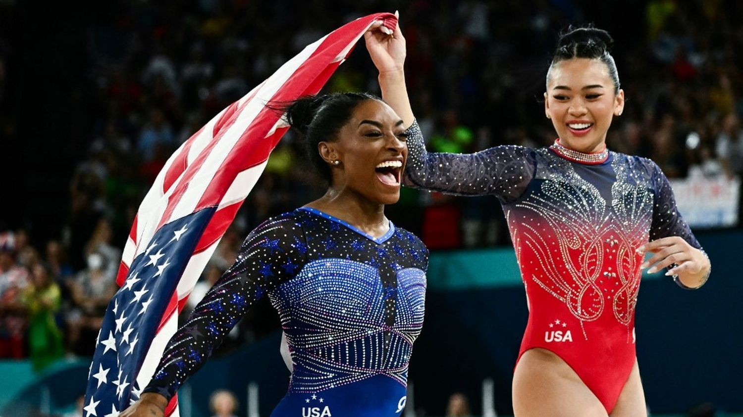 JO de Paris 2024 : Simone Biles remporte la sixième médaille d'or de sa carrière au concours général de gymnastique, impériale au sol et au saut