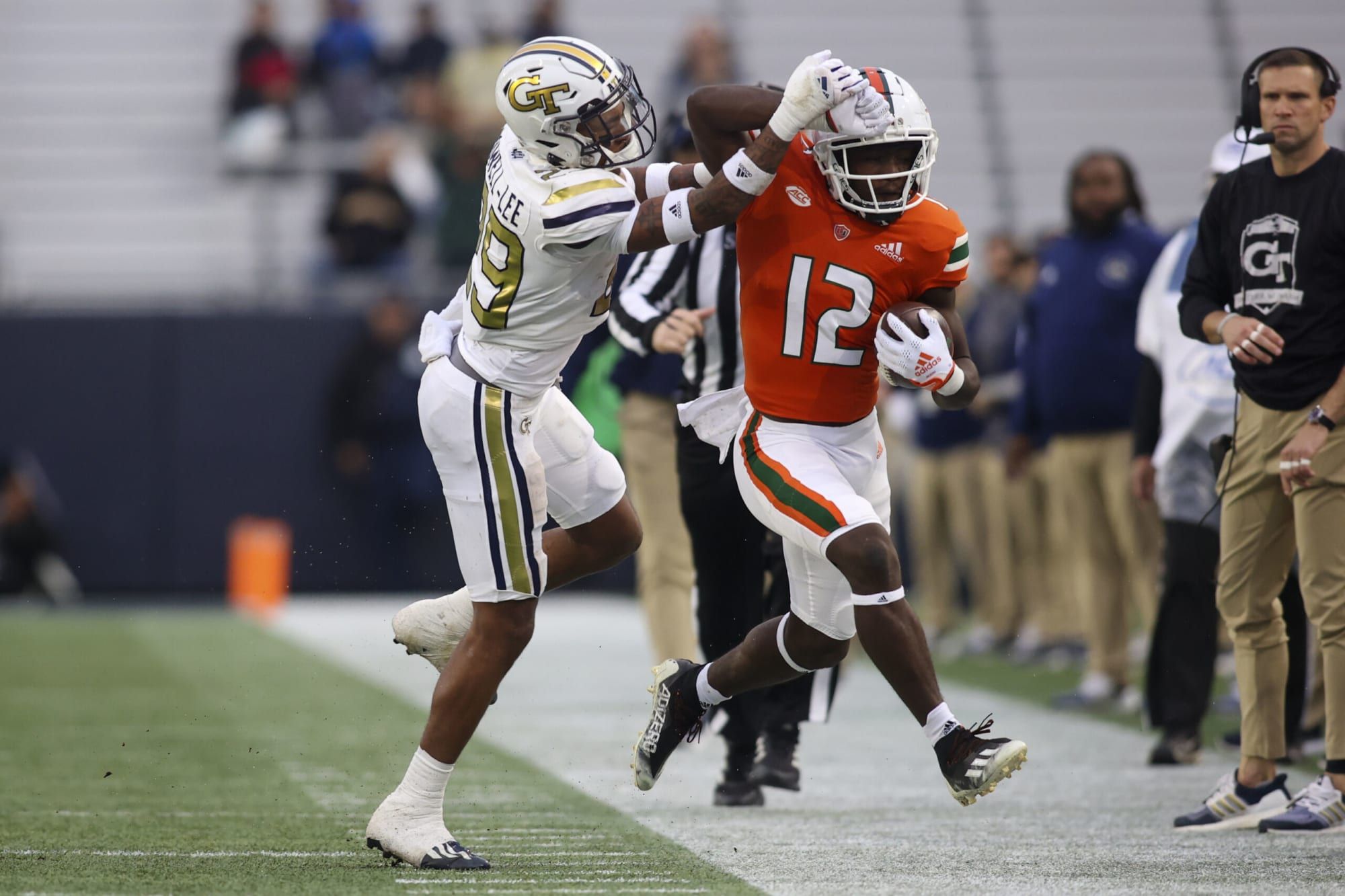 Georgia Tech makes coaching changes before playing Miami football