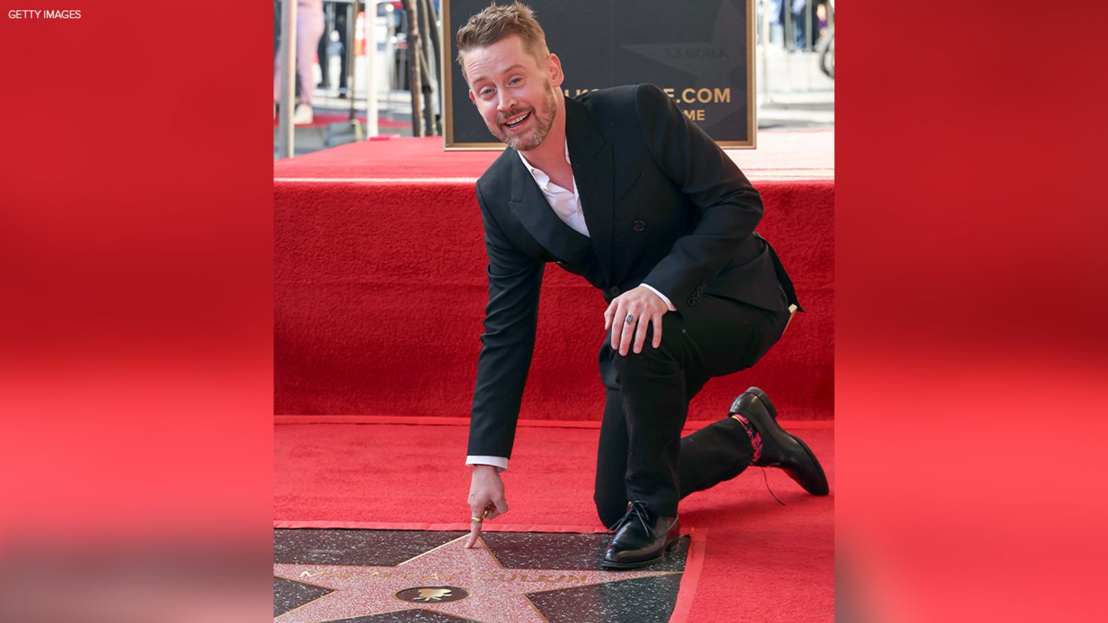 Macaulay Culkin honored with star on Hollywood Walk of Fame