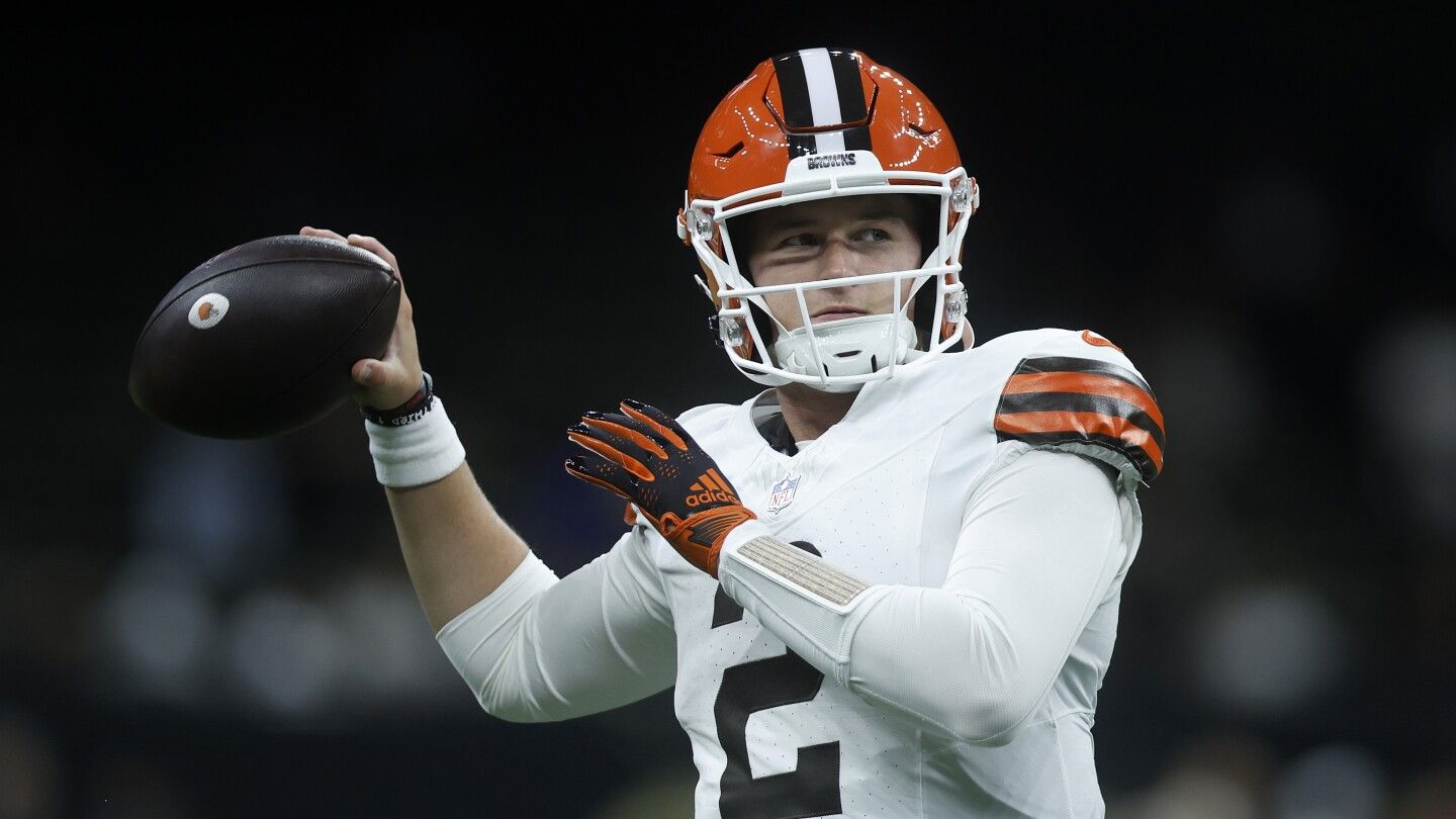 Bailey Zappe to start at QB for Browns on Saturday