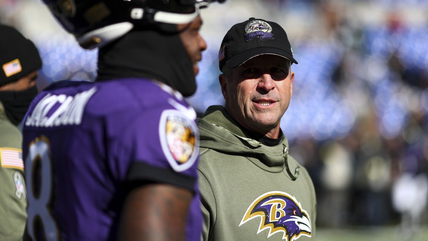 John Harbaugh: Lamar Jackson will work with coaching staff in developing Ravens' offense