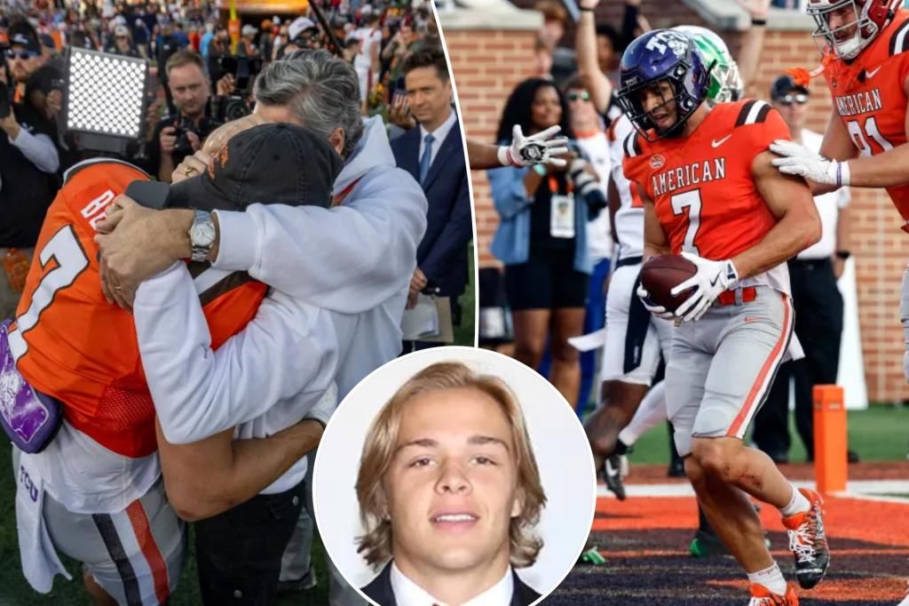 TCU star Jake Bech catches Senior Bowl-winning touchdown month after brother Tiger Bech killed in New Orleans terror attack