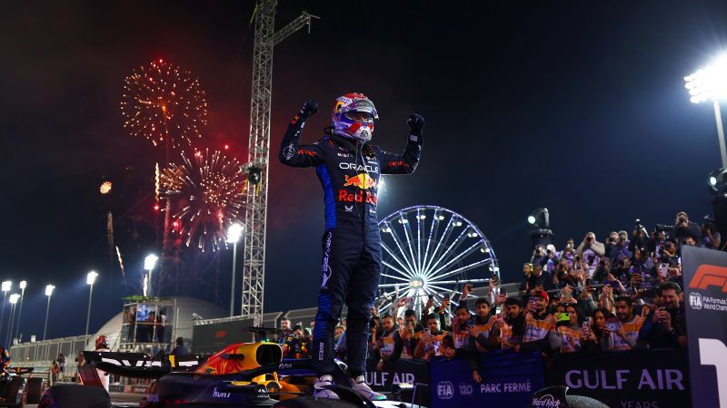 Bahrain Grand Prix: Max Verstappen wins and lays down marker in opening race of the season