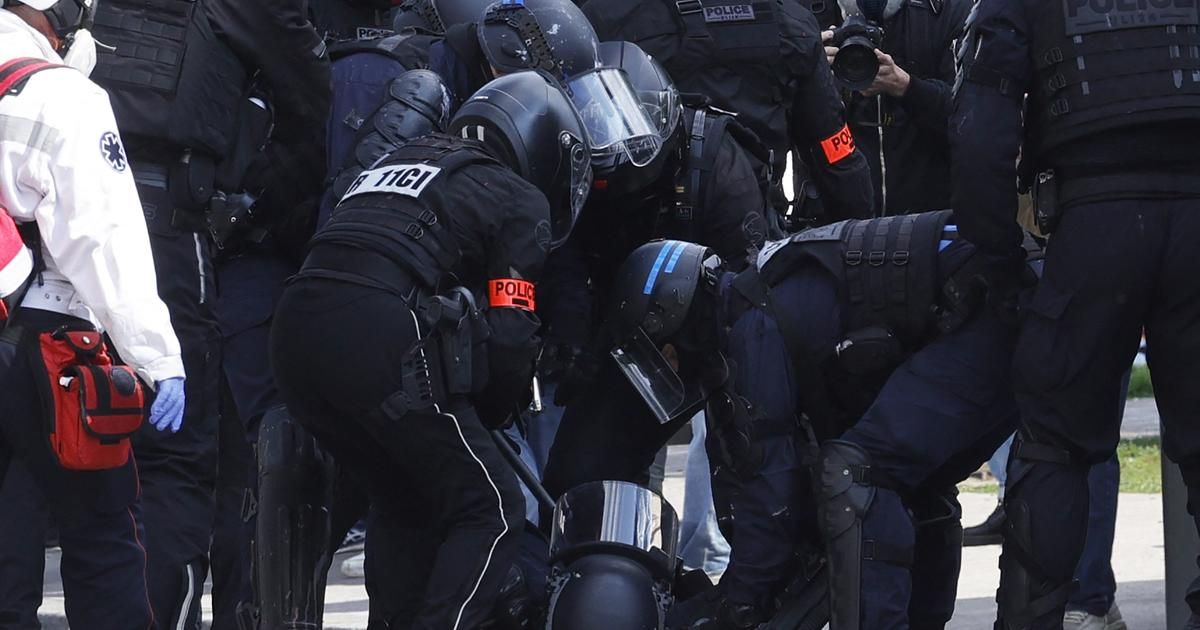 Policier brûlé lors de la manifestation du 1er Mai à Paris : enquête ouverte pour tentative d'homicide