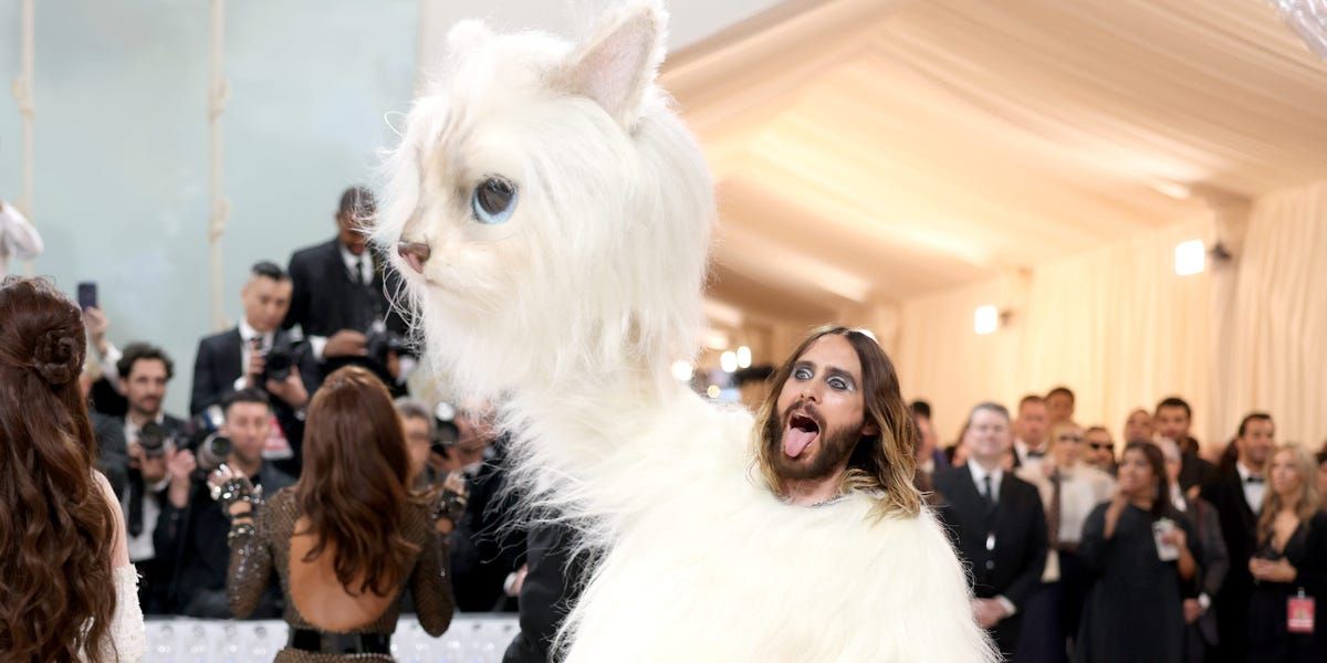 Celebs at the Met Gala Are Losing It Over Jared Leto's Cat Costume