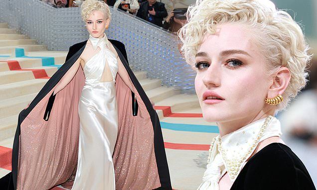 Met Gala 2023: Ozark star Julia Garner stuns in custom Gucci gown with black velvet cape