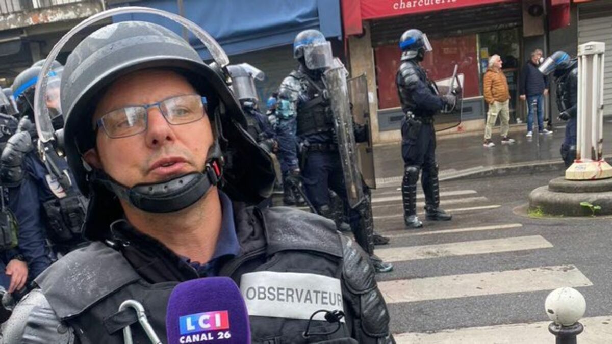 " Je vous le dis, j’ai eu peur " : un sénateur raconte son 1er Mai comme observateur auprès des policiers