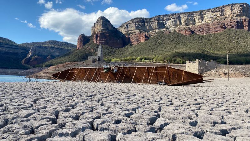 Drought-stricken Spain is running dry, with disappearing lakes, dead crops and trucked-in water