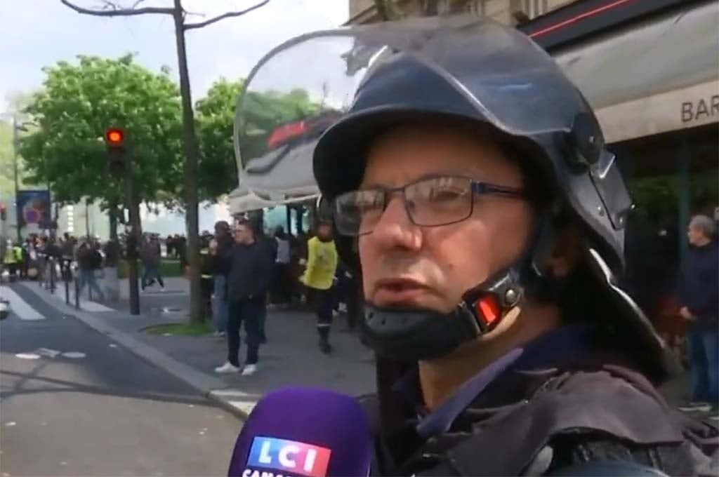 "J'ai eu peur, c'est très violent" : un sénateur raconte son 1er-Mai en tant qu'observateur avec les policiers à Paris