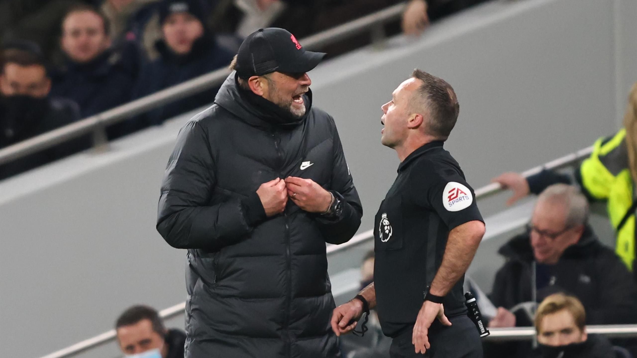 Jürgen Klopp fait son mea culpa auprès des arbitres de Liverpool-Tottenham en Premier League