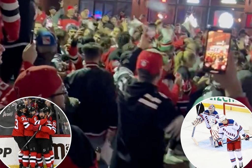 Devils fans mock Rangers' goal song after dominant Game 7 win