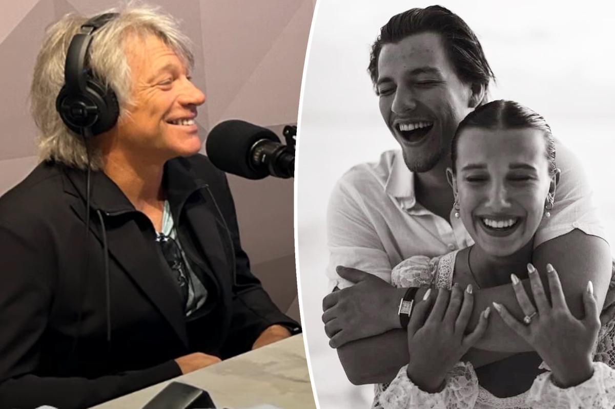 Jon Bon Jovi on son Jake's engagement to Millie Bobby Brown