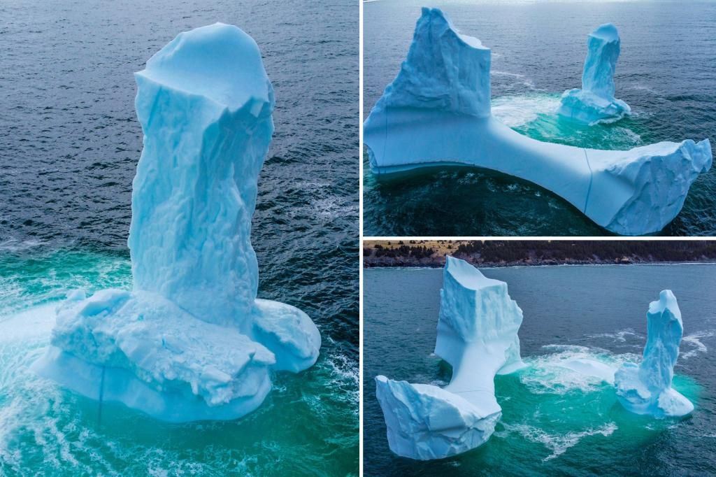 Man from Dildo discovers iceberg shaped like giant penis