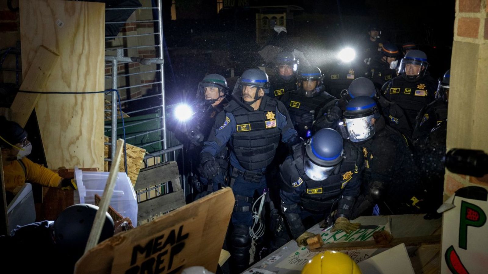 Police at UCLA dismantle pro-Palestinian encampment; protesters arrested