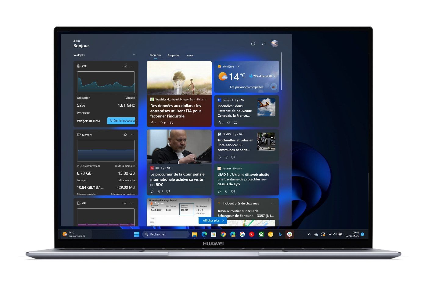 Windows 11 : Microsoft lance des widgets pour surveiller les performances de votre PC, voici comment les obtenir