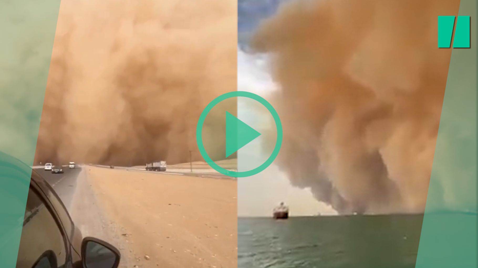 En Égypte, une tempête de sable impressionnante au-dessus du Caire