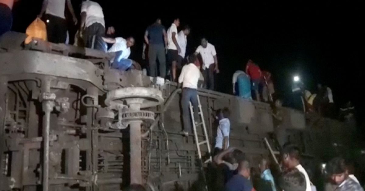 At least 80 dead, 850 injured in massive train crash in eastern India