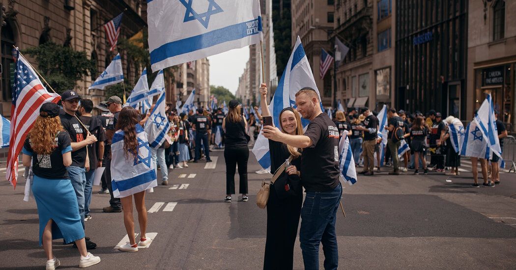 Intense Security at Peaceful Parade for Israel in Manhattan