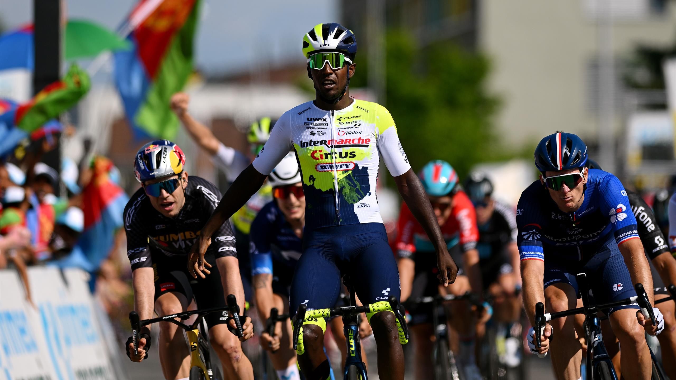 Biniam Girmay : "Le Tour de France ? Je pensais que ce n'était que pour les Blancs ou les Européens"